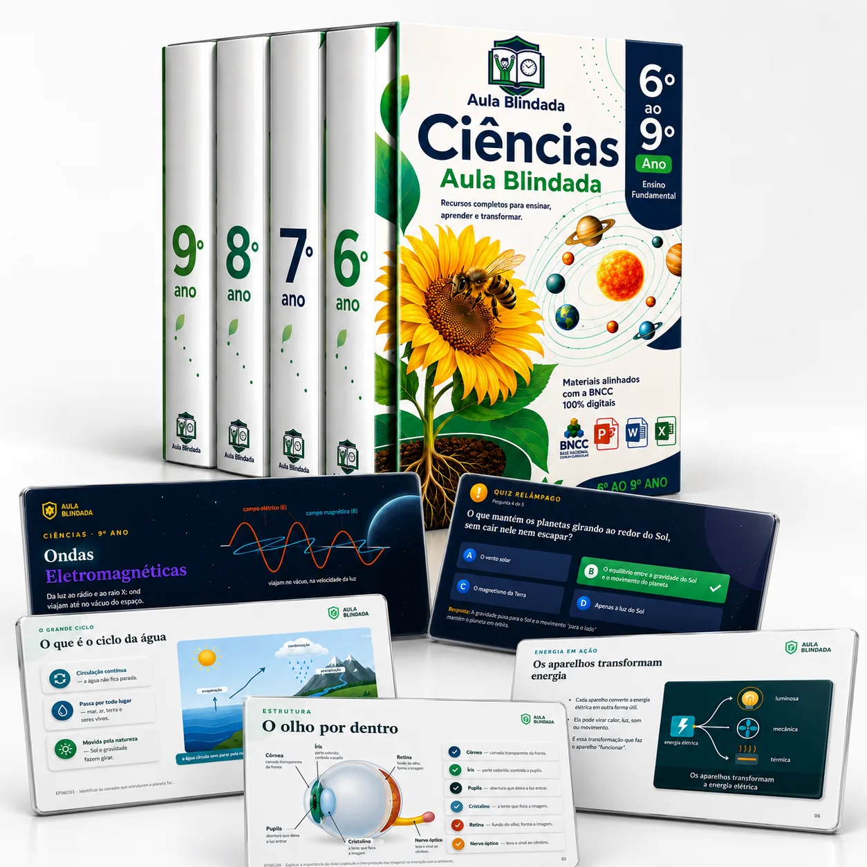 Mockup 183 aulas em PowerPoint